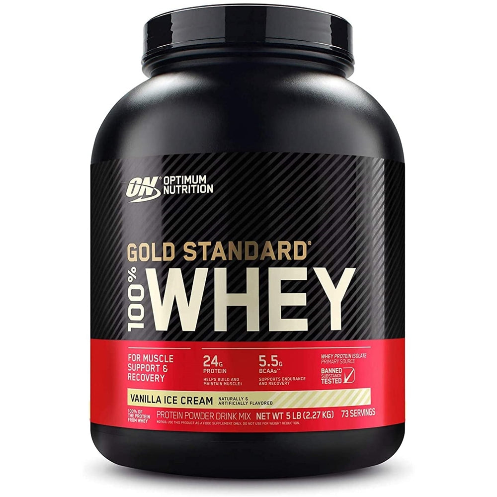 Suplemento Gold Standard Helado de vainilla 5 libras