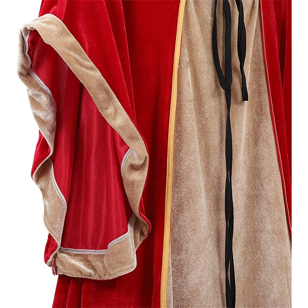 disfraz para mujer renacentista medieval rojo talla XS