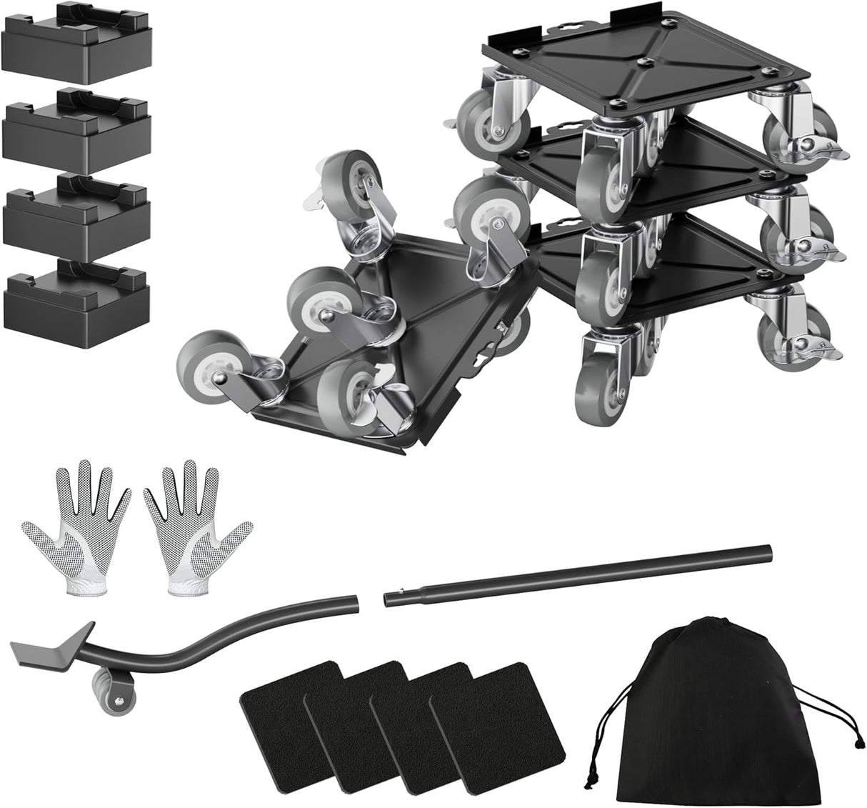 Carretilla de muebles, Furniture Mover Pro, 2204LBS, 5 ruedas.