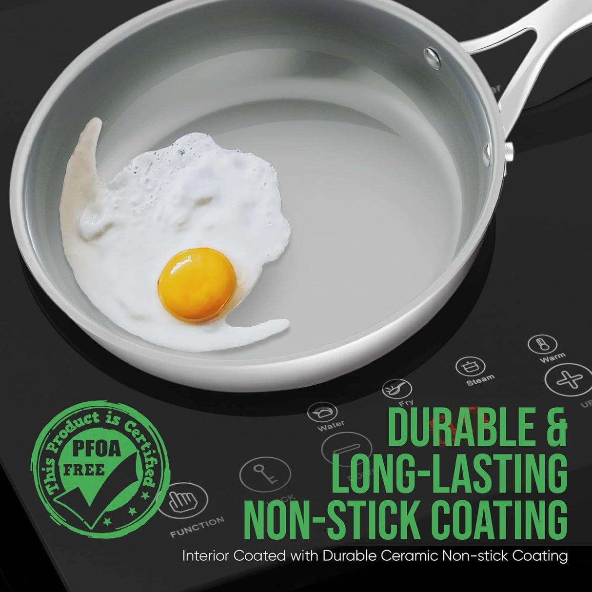 Sarten de acero inoxidable NUTRICHEF ACNCSSX45LFP9