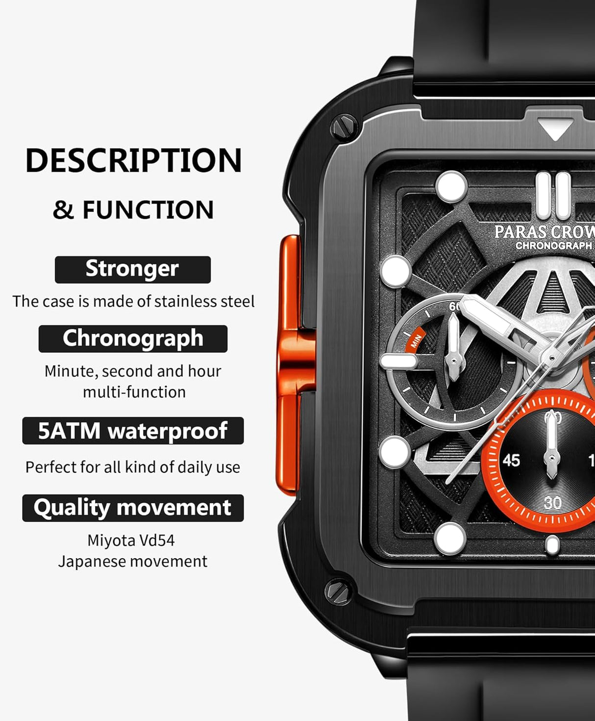 Relojes para hombre Moda de lujo Cuarzo