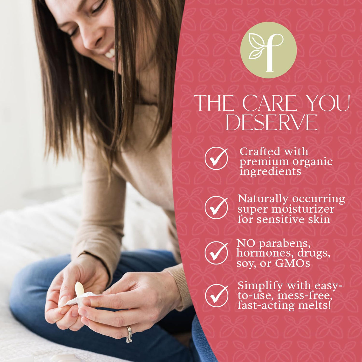 Femallay Vitamina E hidratante diaria para derretir vaginal