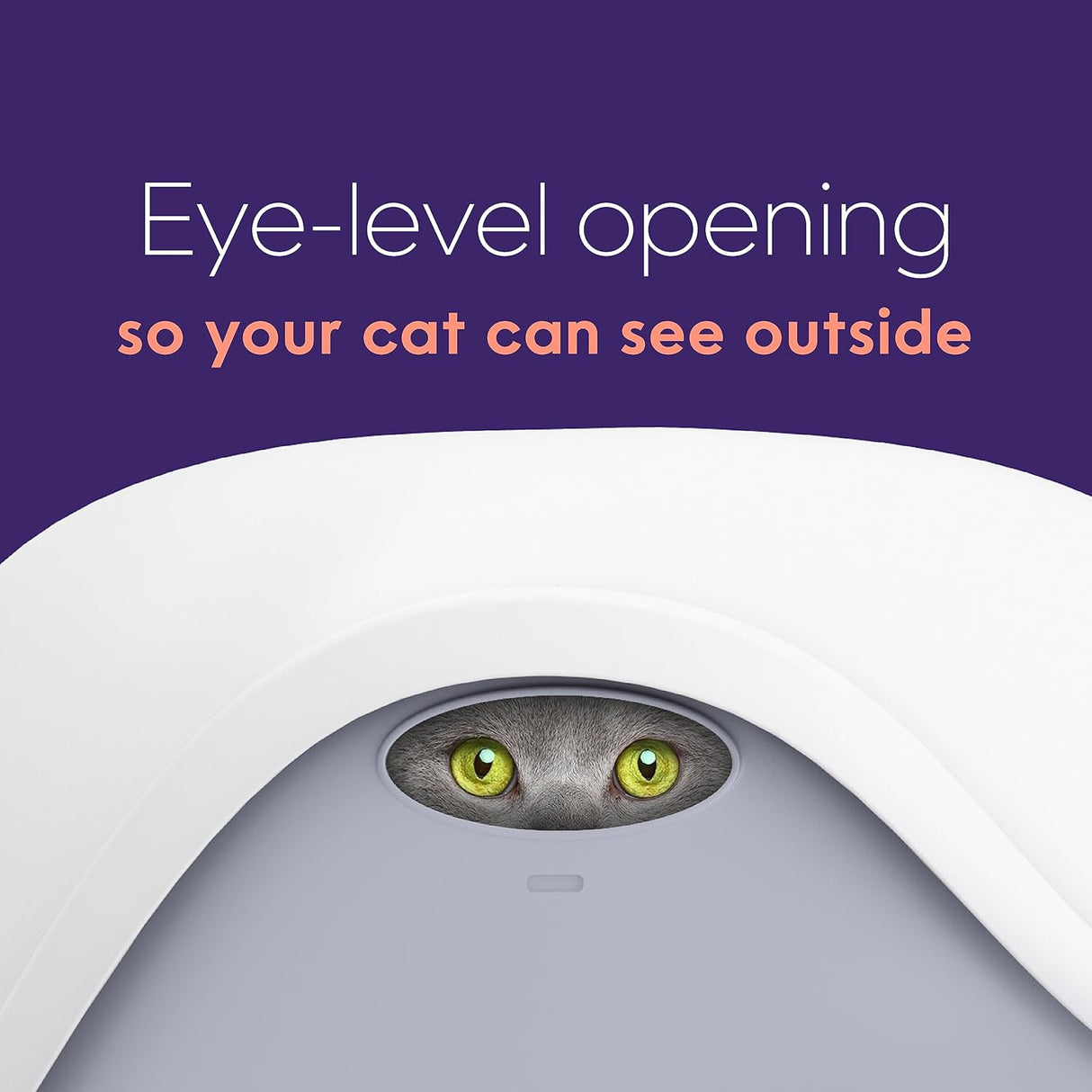 Campana para caja de arena con solapa oscilante Litter Genie