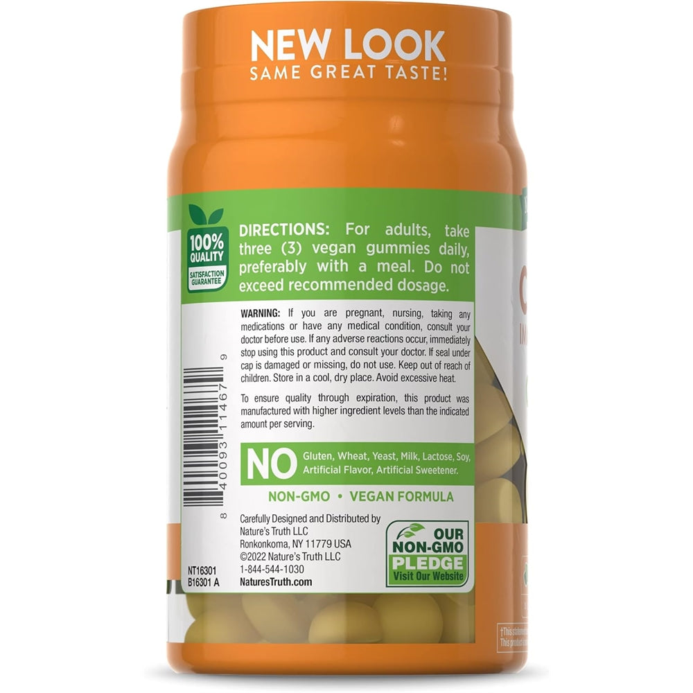 Suplemento Gomitas de vitamina C con zinc 60 unidades