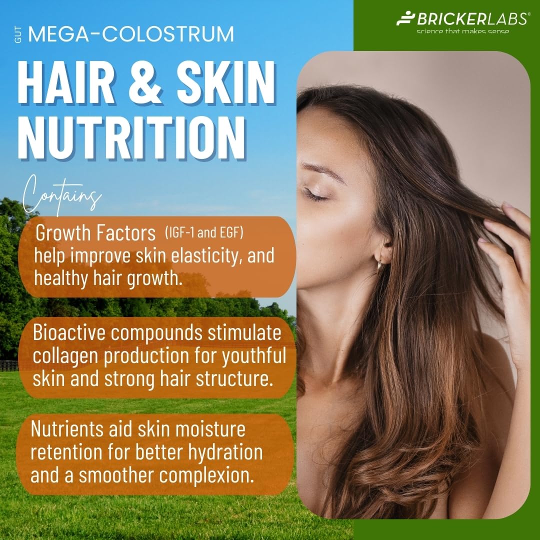 Cápsulas Mega-Colostrum 1000 mg, Salud Digestiva e Inmunidad