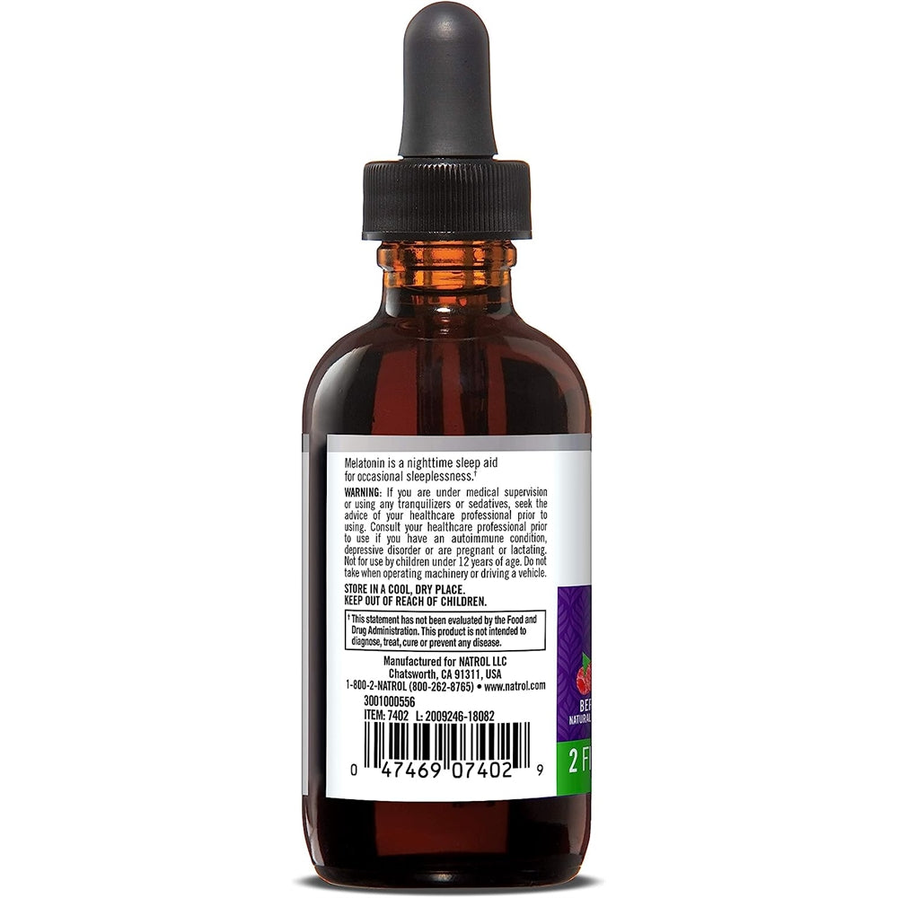 Suplementos Natrol Tintura líquida a dormir más rápido 1mg