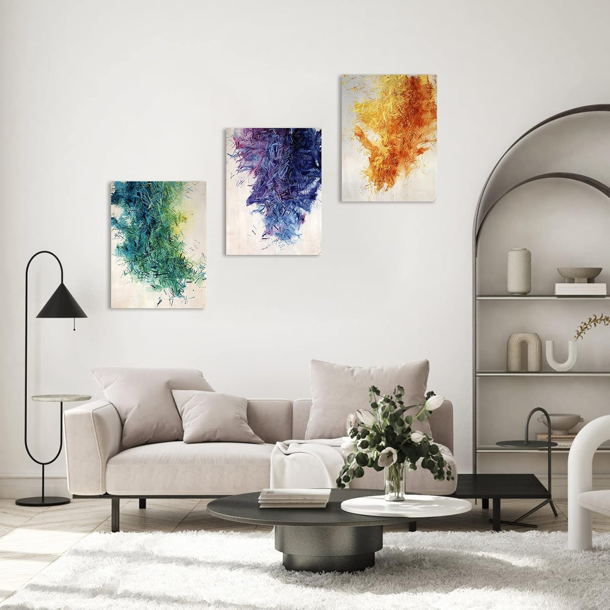 Paneles Acústicos Decorativos, 3 Piezas, 16x12 Pulgadas