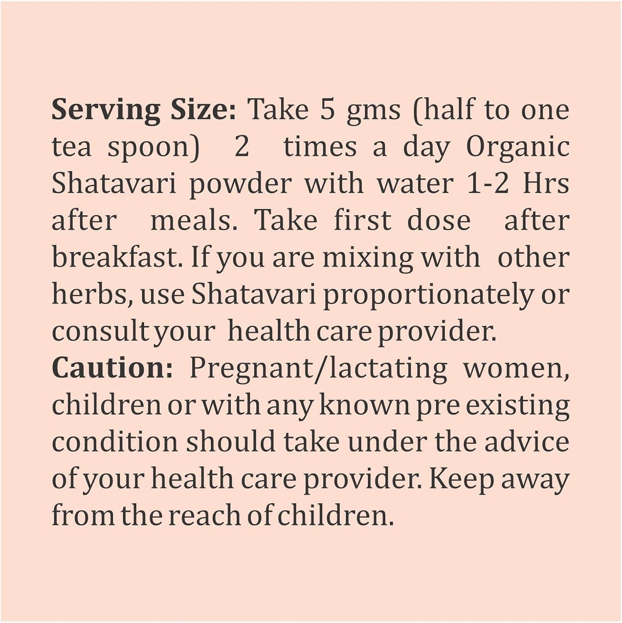 Polvo Shatavari Orgánico para Soporte Femenino, 230 g