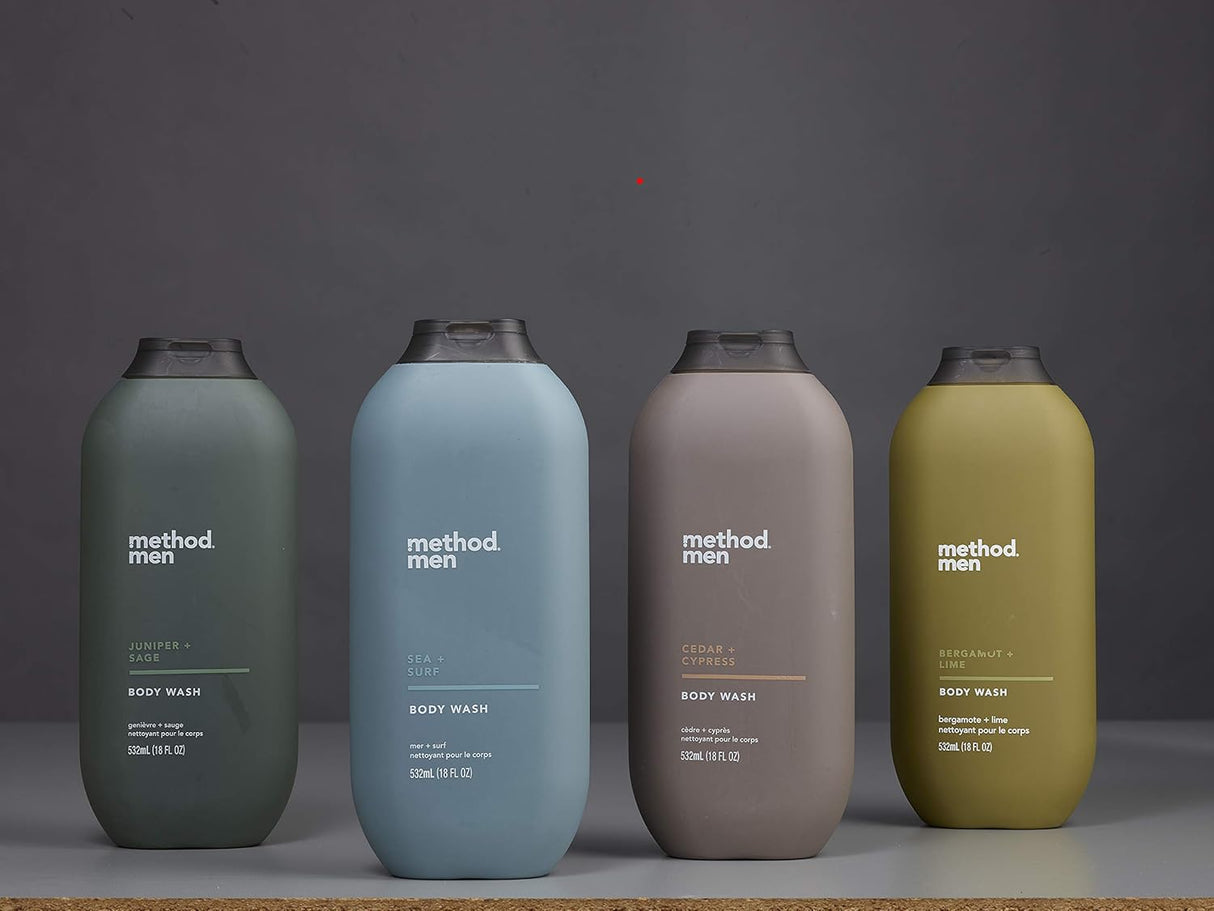 Gel de baño para hombre Method, paquete de 3 unidades