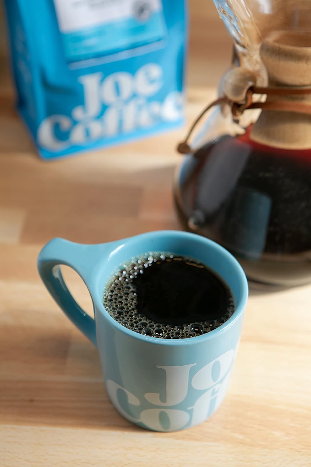 Café Decaf en Grano Joe Coffee, 12 oz, RFA Certificado, Kosher