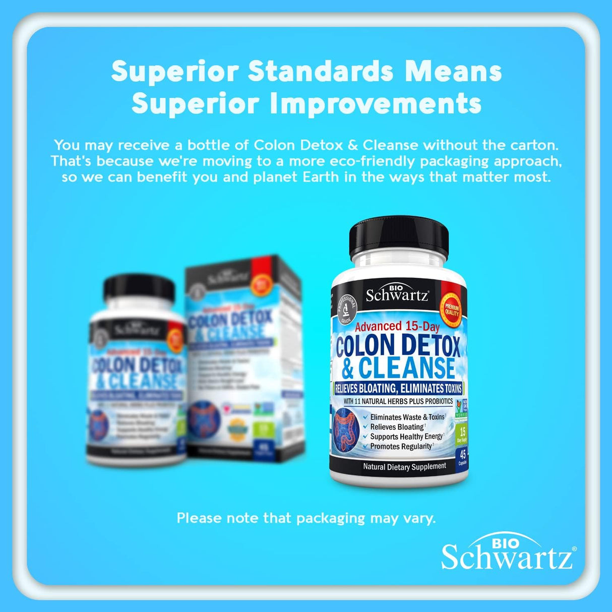 Suplemento Limpiador de colon y desintoxicación 45 unidades