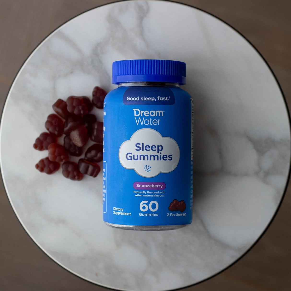 Suplemento Gomitas para dormir GABA 5-HTP conciliar el sueño