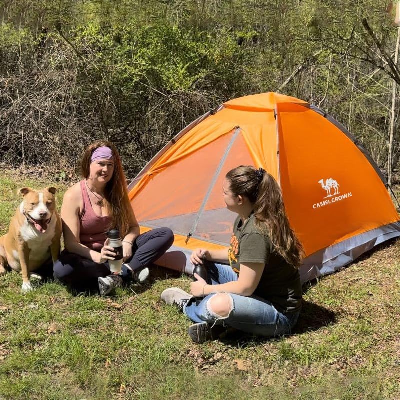 Carpa CAMEL CROWN para 2/3/4/5 Personas, Impermeable, Ligera