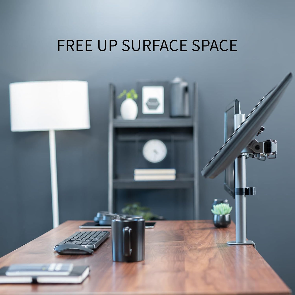 Soporte Doble para Monitores VIVO, Ajustable, STAND-V002