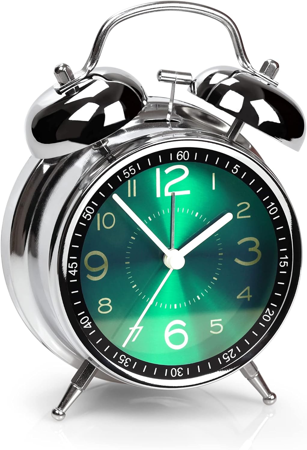 Despertador Ruidoso para Dormilones, Silencioso, 4 Pulgadas