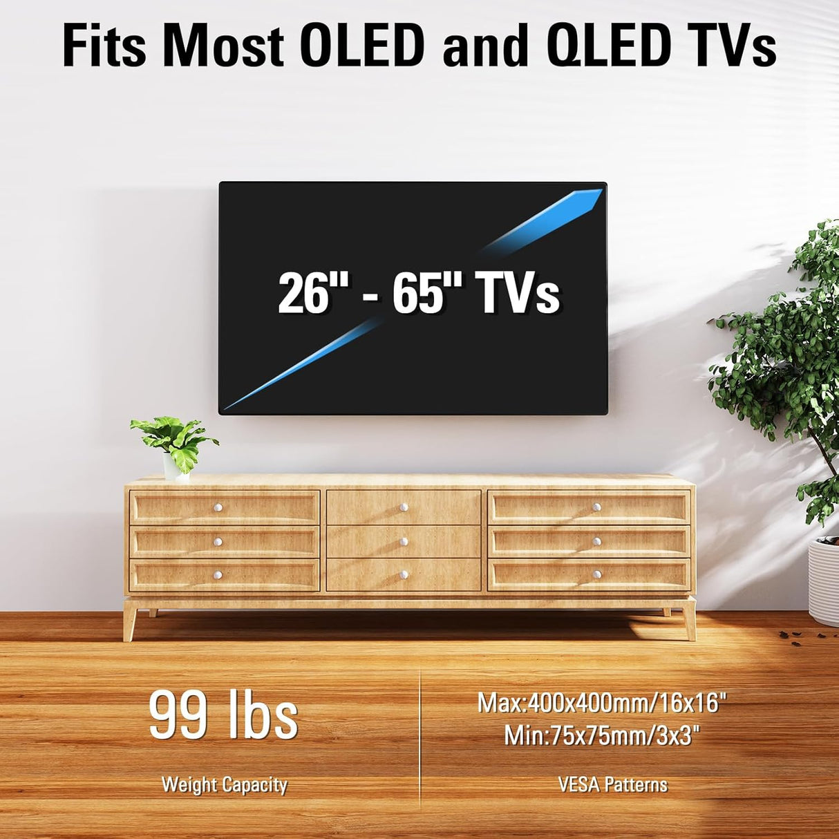 Soporte de Pared para TV Mounting Dream, Extensión 30, MD2286-M