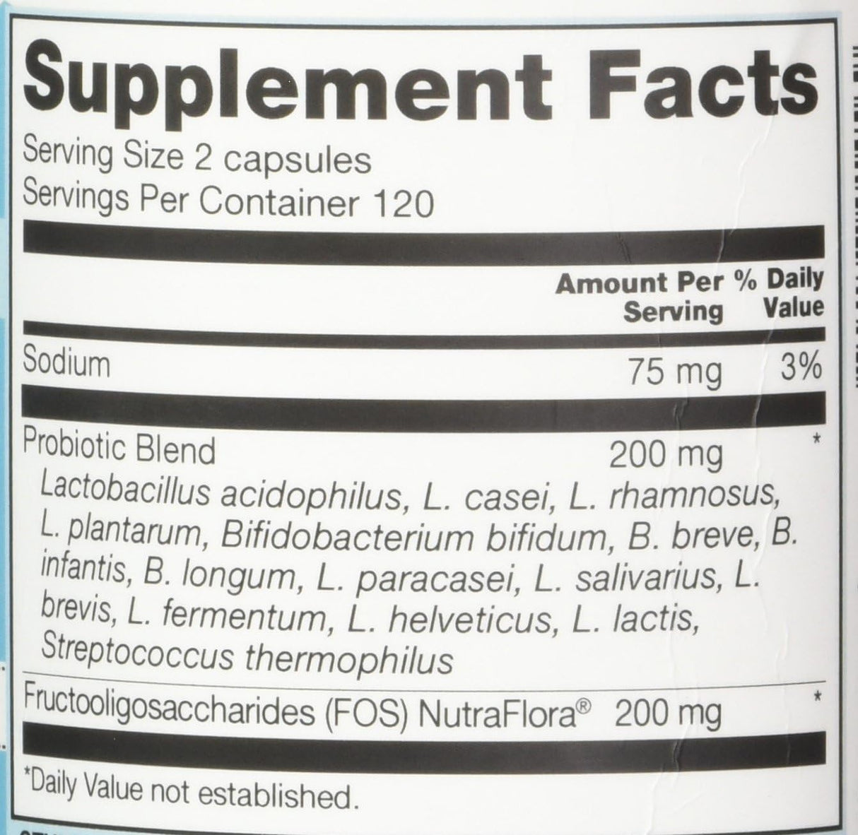 Suplementos vitacost Probiotico 15 – 35 240 Cápsulas