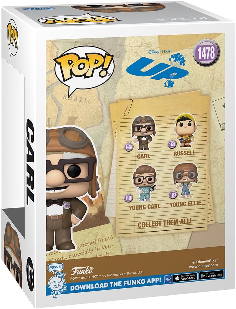 Funko Pop! Disney Pixar Carl de Up - Figura Coleccionable