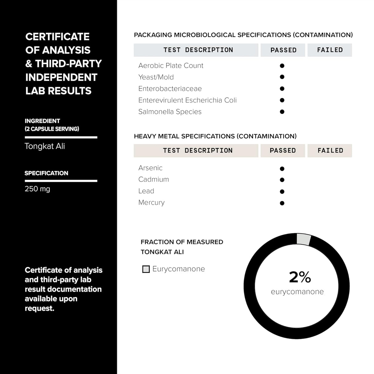 Suplemento Tribulus concentrada de 75,000 mg 120 cápsulas