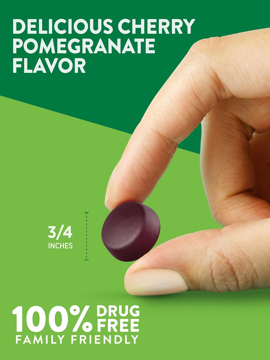 Suplemento Gomitas de mela | 1 mg 60 unidades Sabor cereza