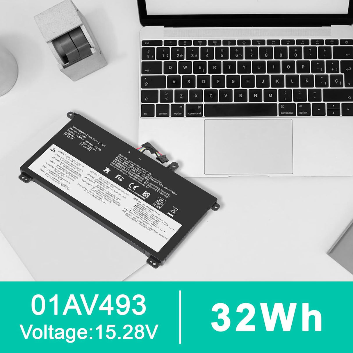 Reemplazo de batería para Lenovo ThinkPad T570 T580 P51S P52S