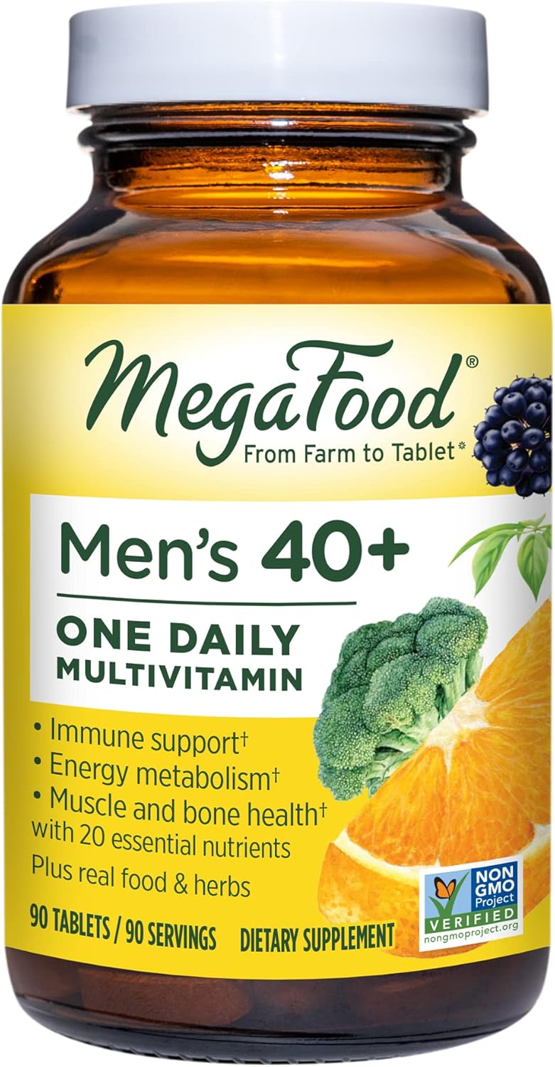 Suplementos multivitamínico y mineral para hombres 40+ One