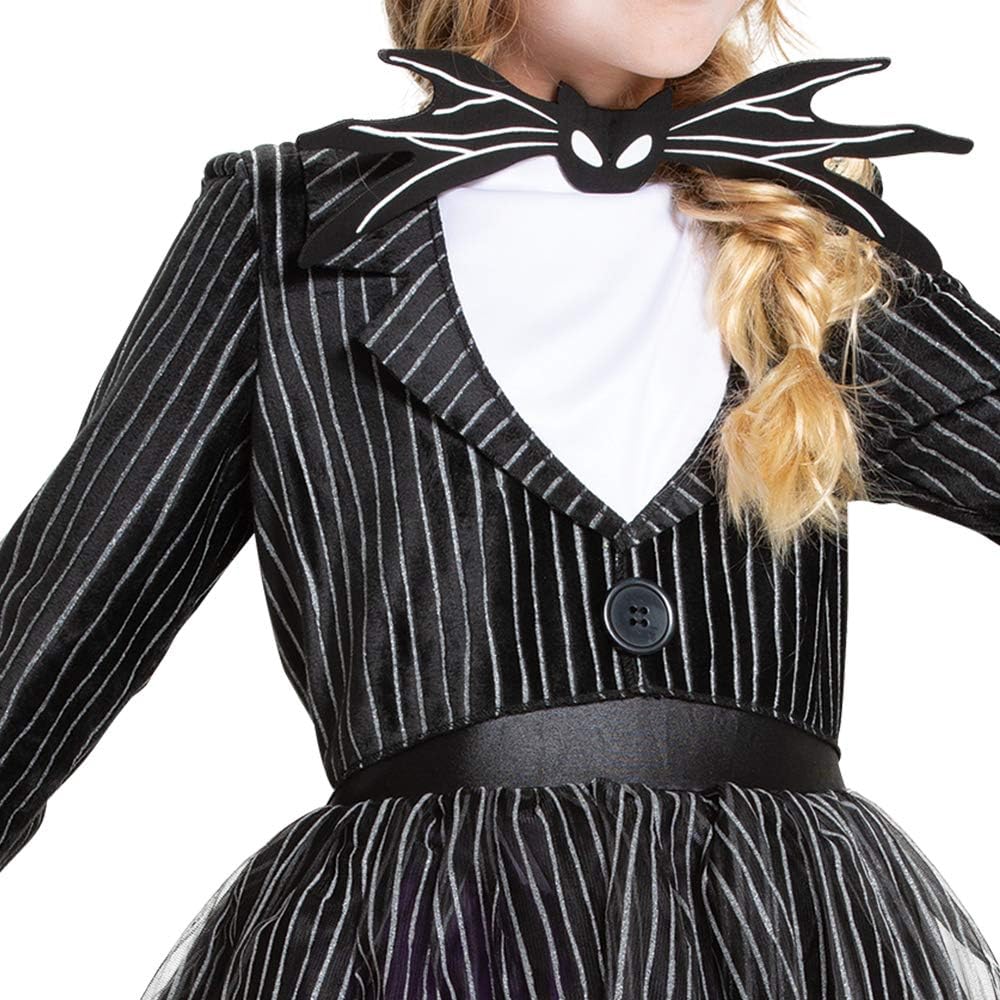 Disfraz Niñas Jack Skellington Tutu Deluxe - Pesadilla Antes de Navidad