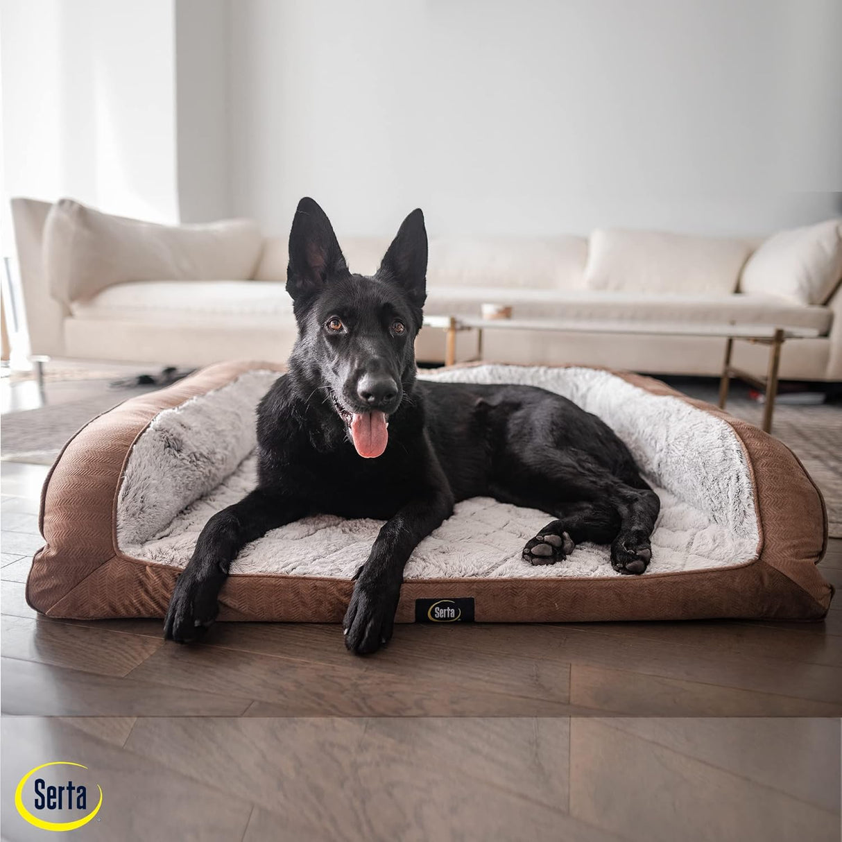 Cama para Perros Serta Orthopedic, Confortable y Reforzada, Grande