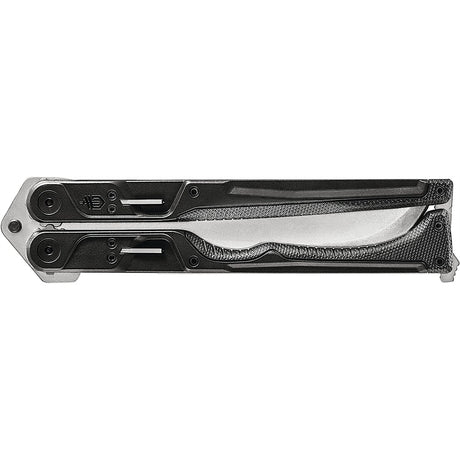 Machete plegable con mango negro