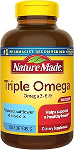 Suplemento Omega 3 6 9 Nature Made, 150 gelatinas suaves
