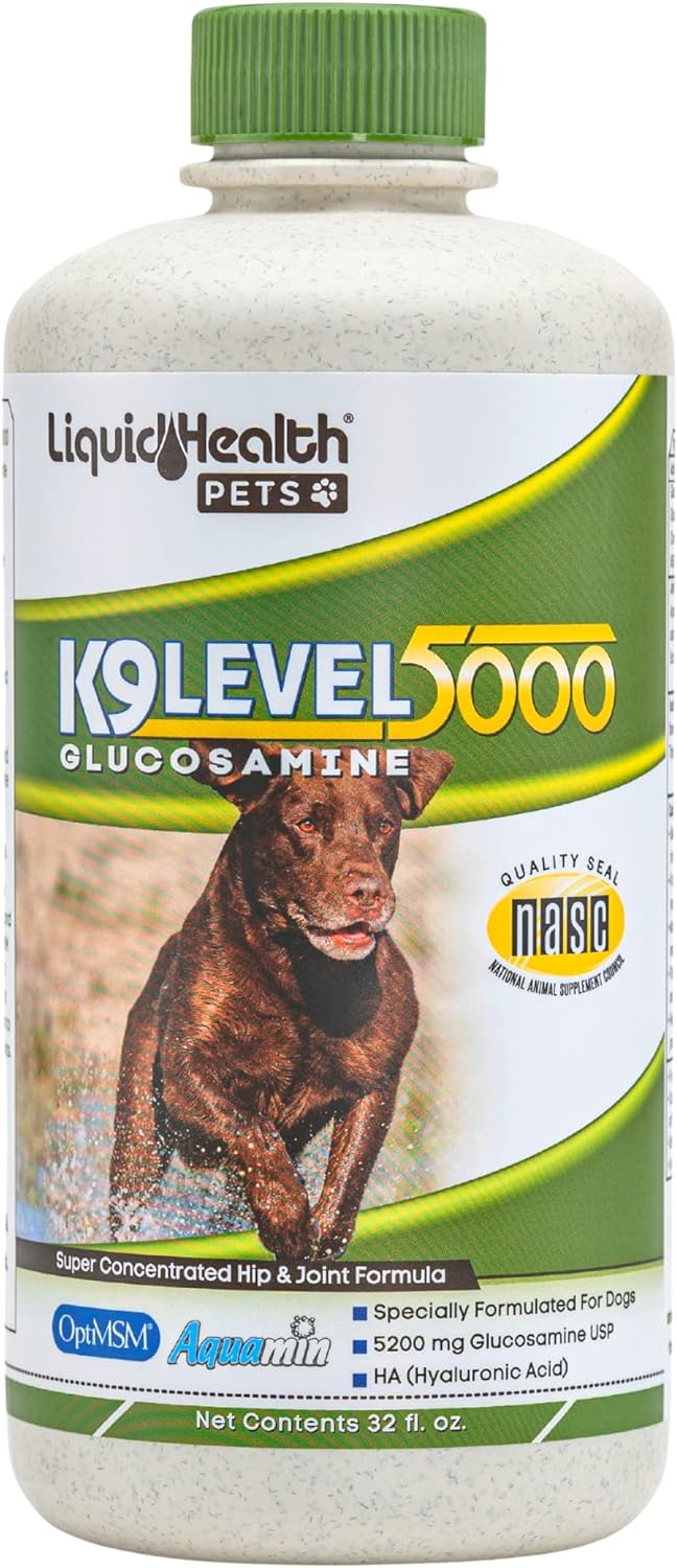 Glucosamina Líquida K9 para Perros - Salud Articular Nivel 5000