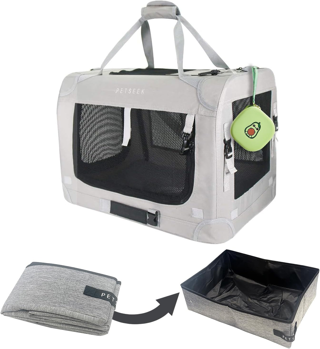 Transportín Suave para Mascotas, Marca: No Especificada, 24x16.5x16