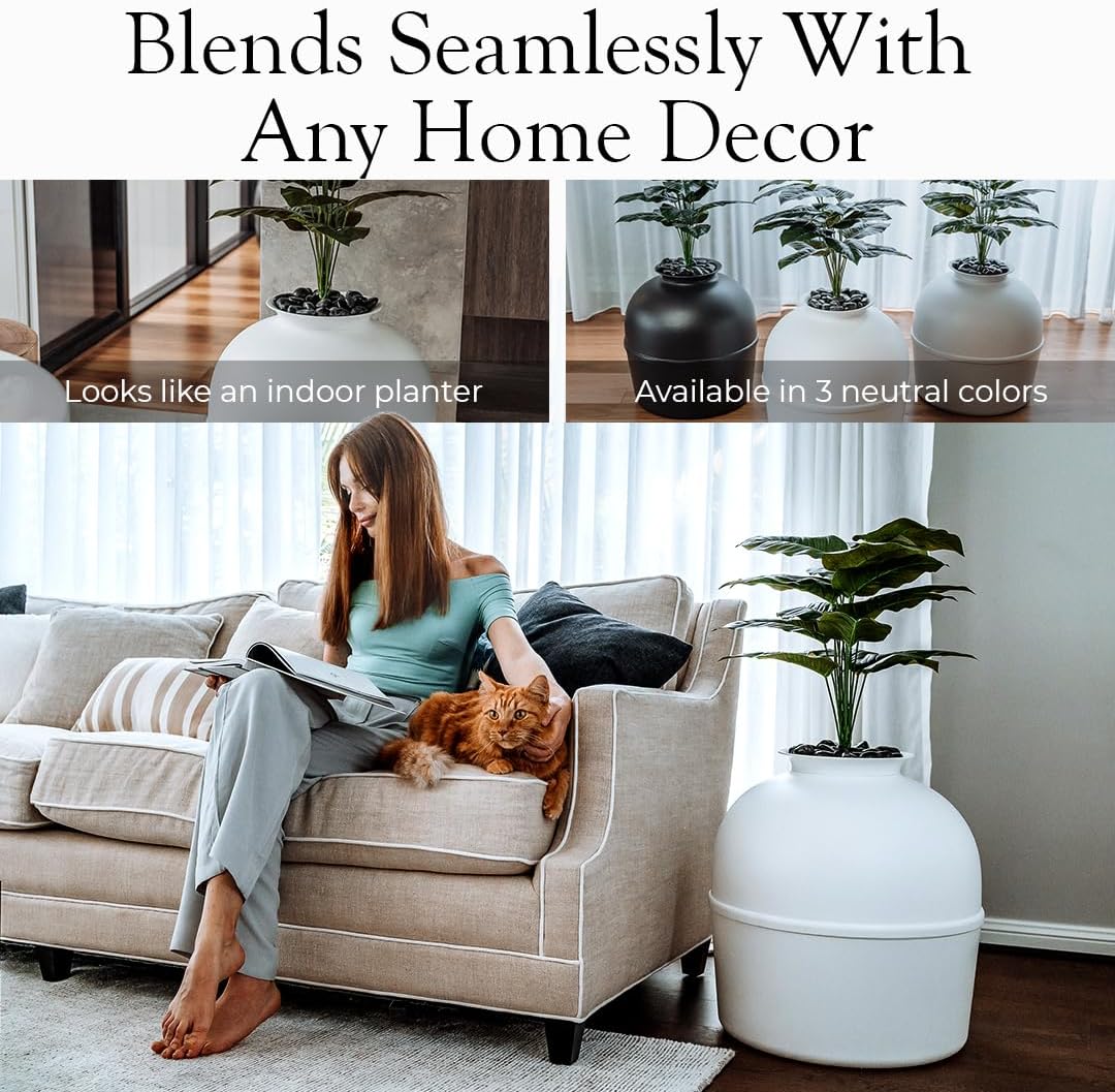 Caja de Arena Secreta - Diseño Patentado con Control de Olores