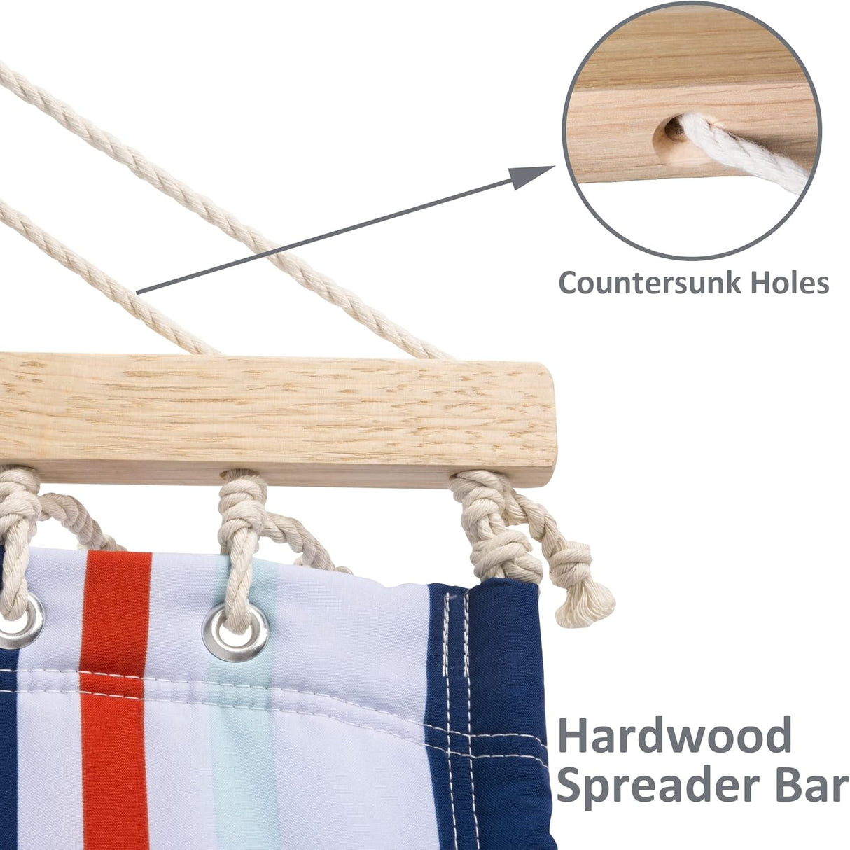 Hamaca Doble con Soporte SUNCREAT, Capacidad 475 lbs, 2 Personas