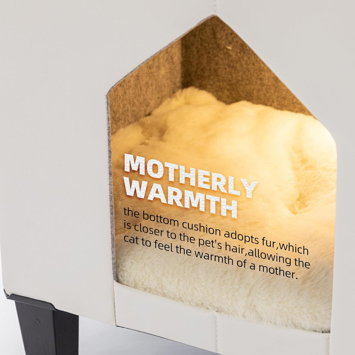 Condo para Gatos, Cat House, Rascador y Cueva, Modelo 2023