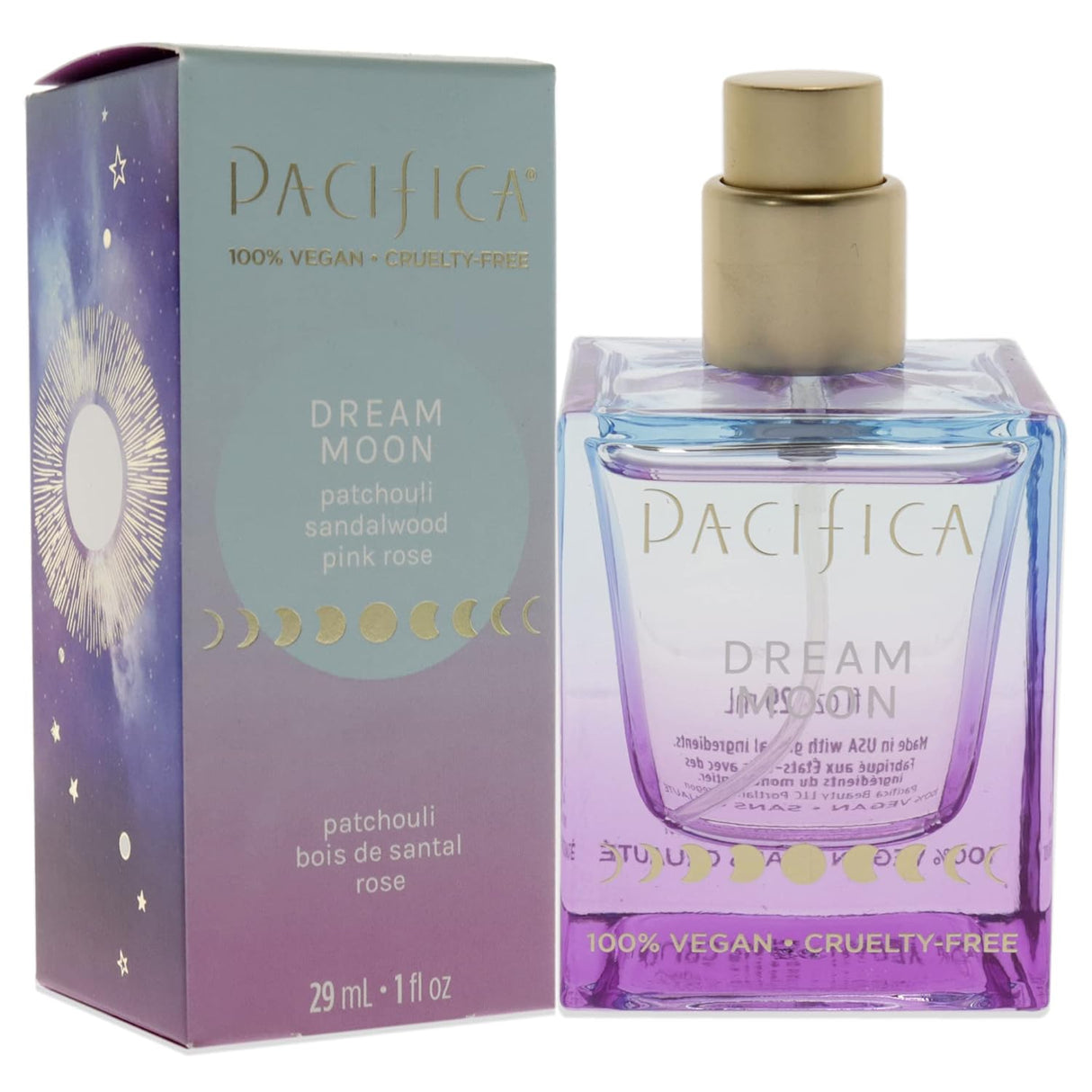 Perfumes de rosa sándalo y notas de pachulí naturales