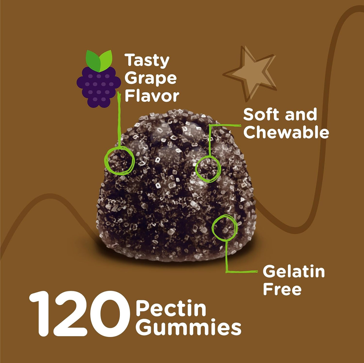 Gomitas de Hierro y Vitamina C para Niños - Veganas, Sin Gelatina