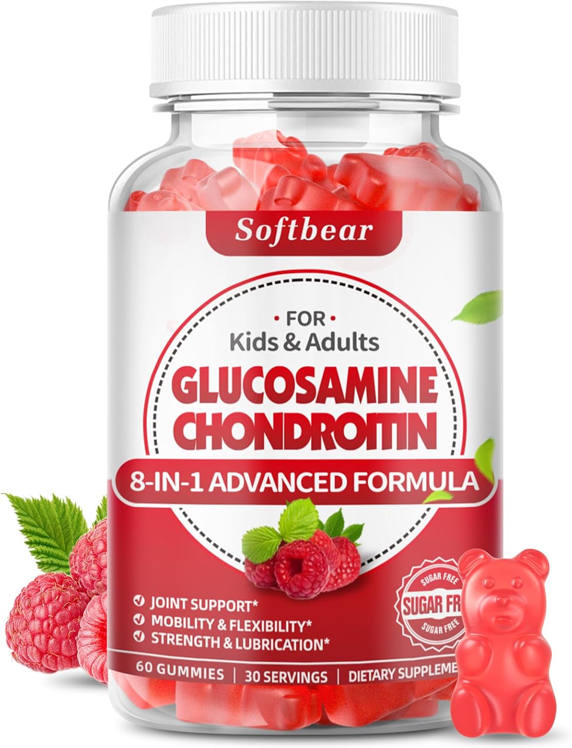 Suplementos de glucosamina condroitina sin azúcar Horbaach