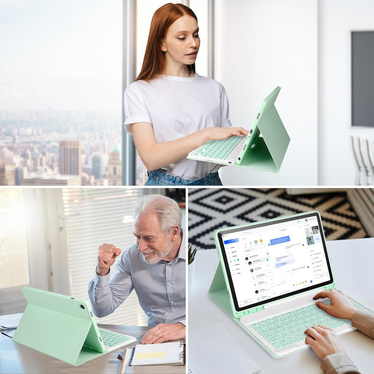 Funda con teclado para Galaxy Tab A9+/Plus 11’’ 2023, Samsung