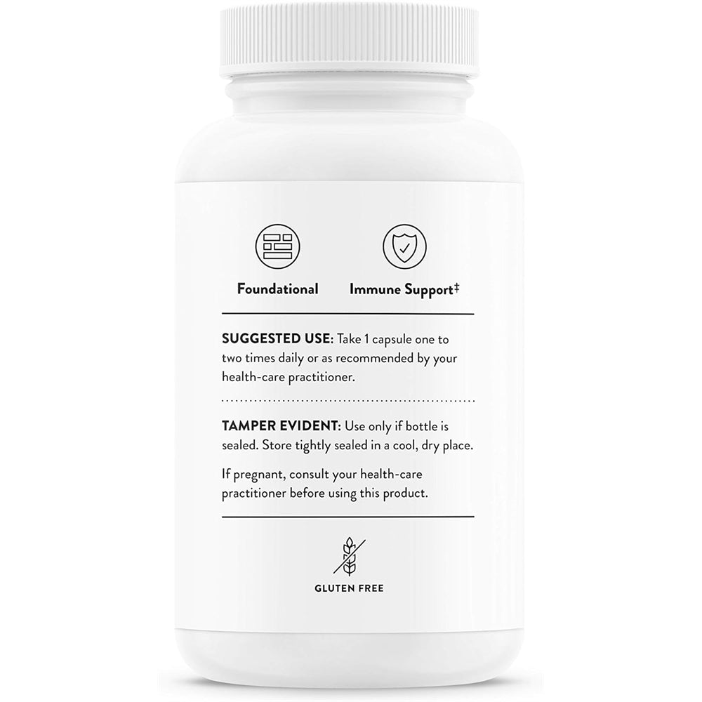 Suplementos Thorne Bisglicinato de zinc 15 mg para la piel