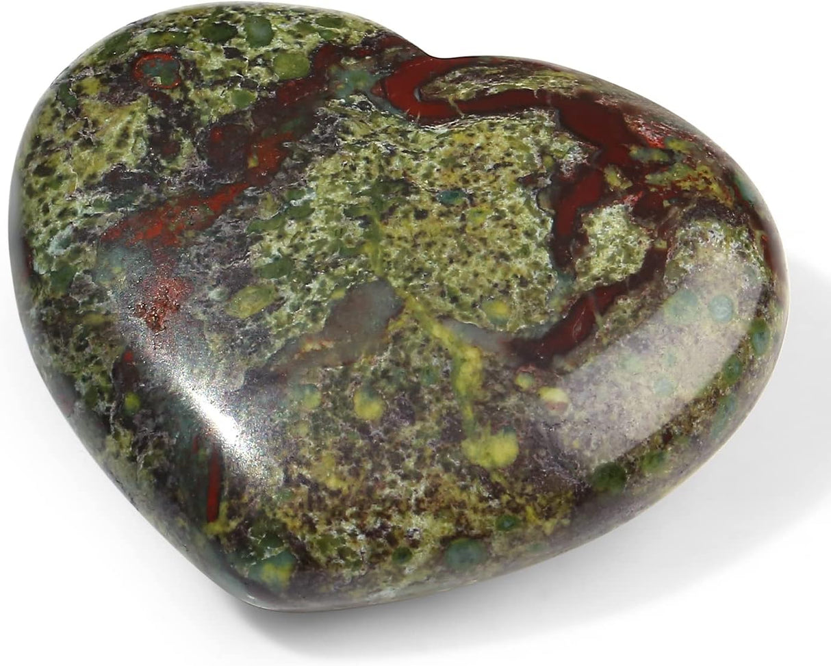 Corazón de cristal de 1.772 in, cristales curativos grandes