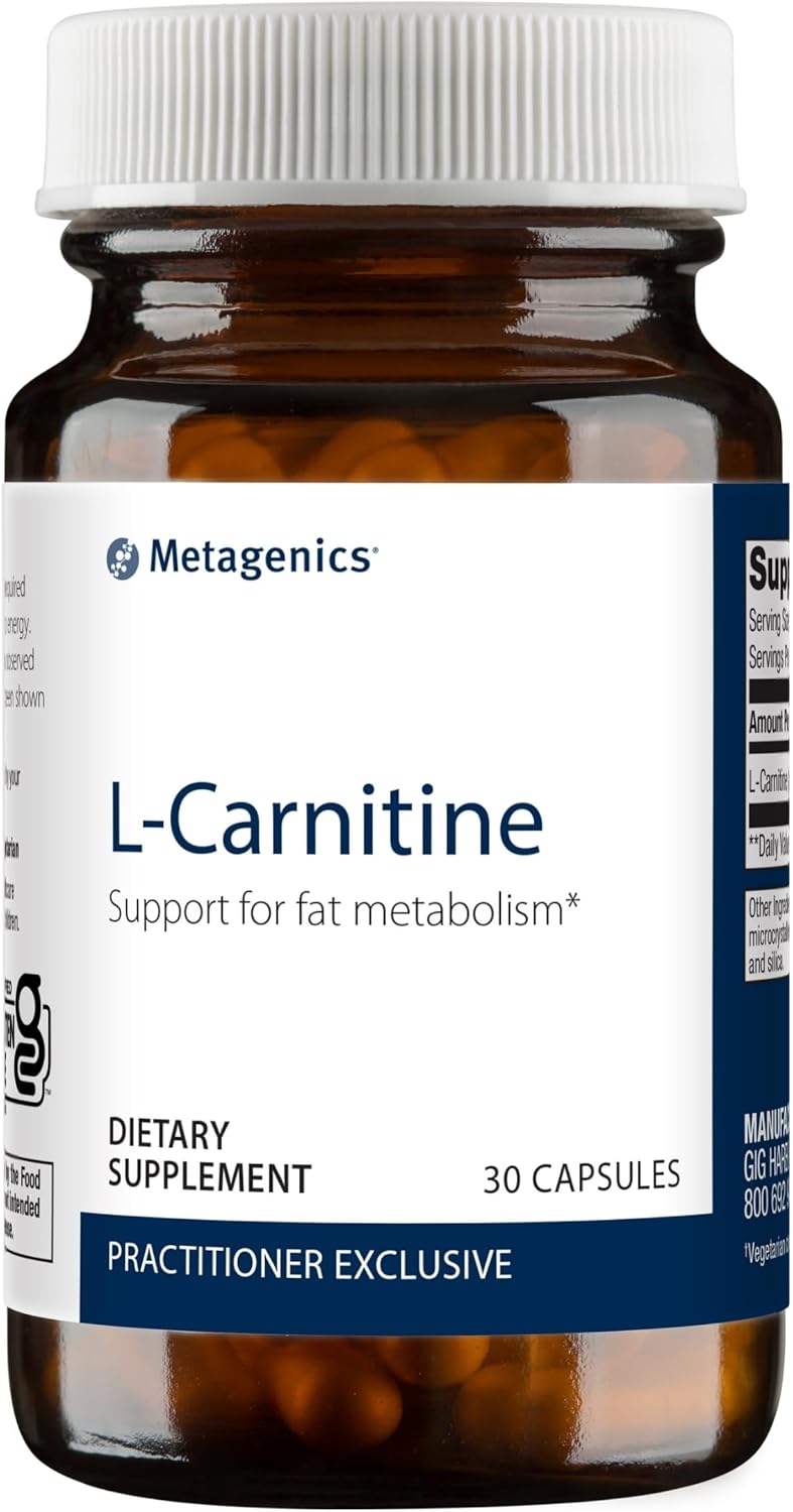 L-Carnitina Metagenics - Suplemento para Metabolismo Graso 30 Serv.
