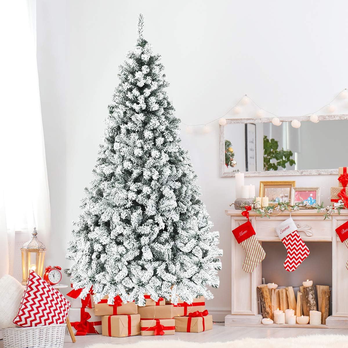 Árbol de Navidad Artificial Nightcore 7.5FT, 450 Luces LED