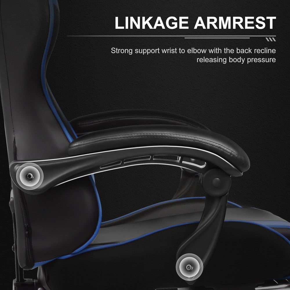 Silla Gamer con asiento giratorio XU-801-BLUE GTPLAYER