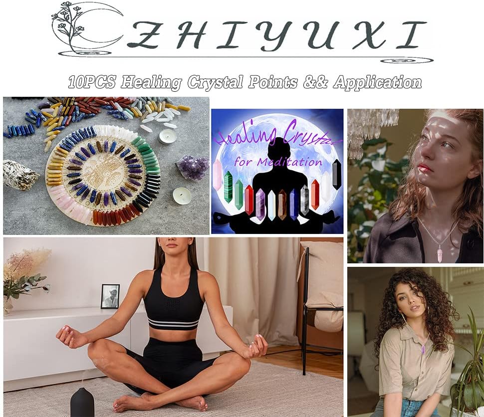 Varitas Mágicas de Cuarzo Jaspe para Meditación y Reiki