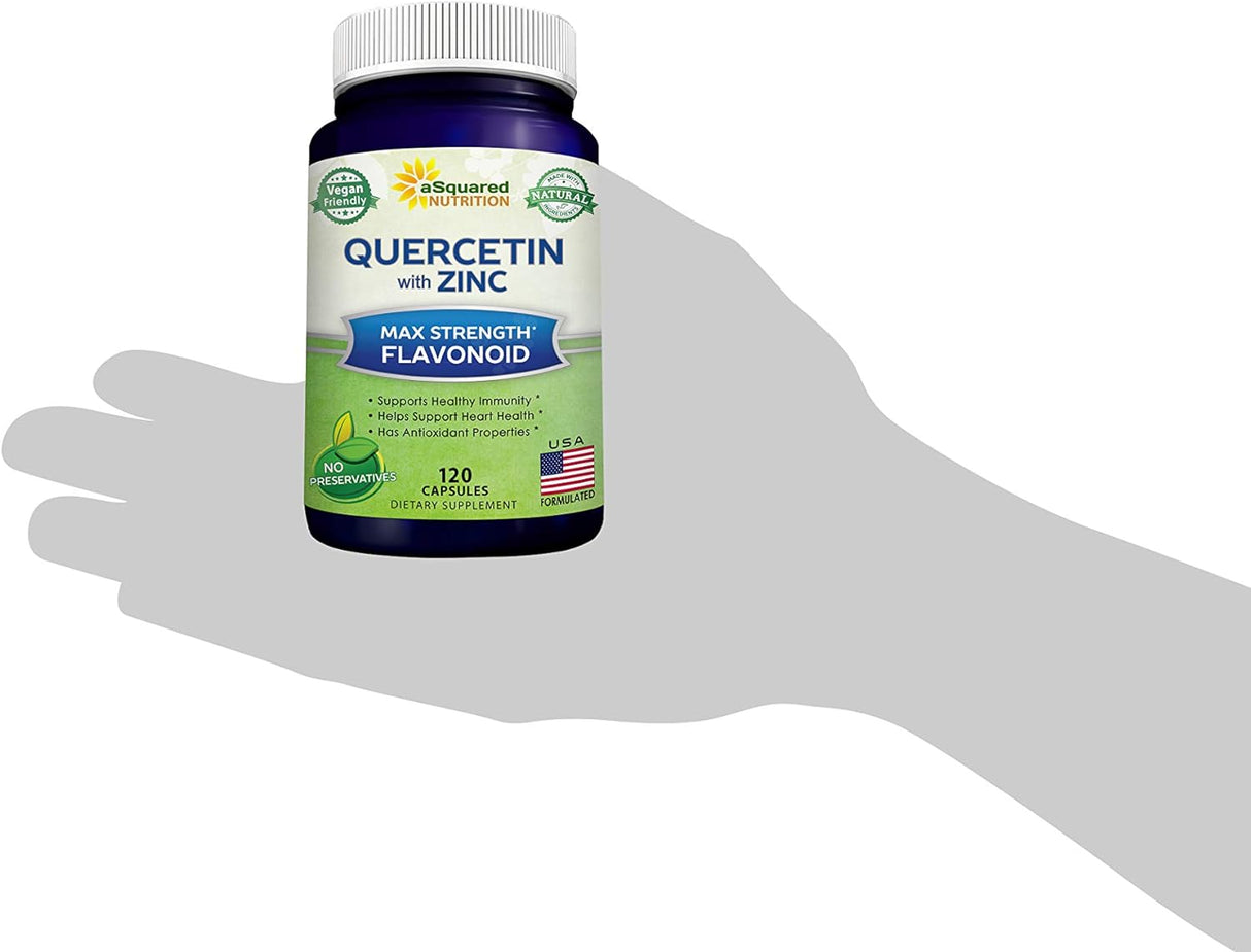 Suplemento Nutrition Quercetina 1000 mg de zinc – 120 cáp