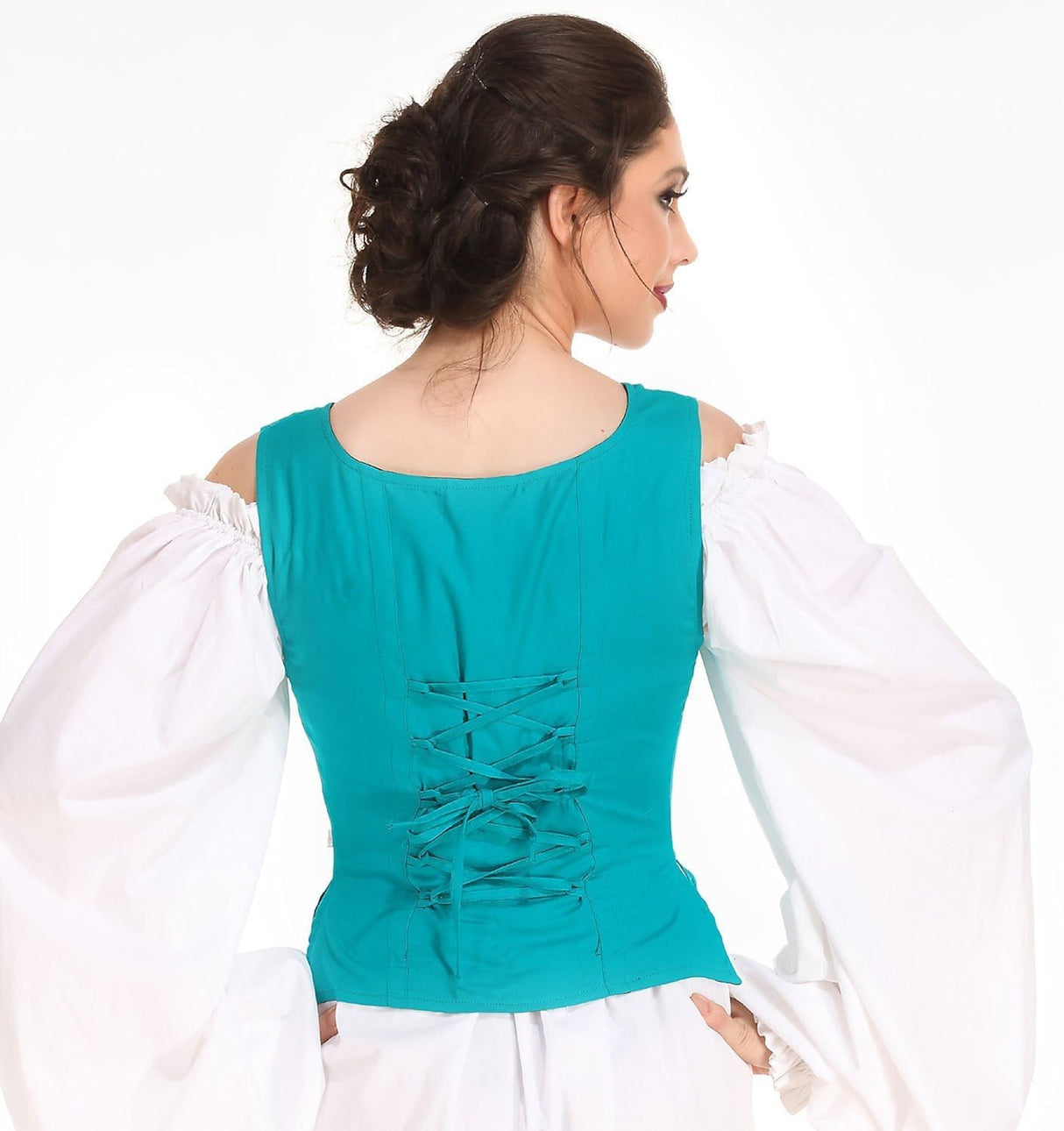 Disfraz de pirata azul talla M