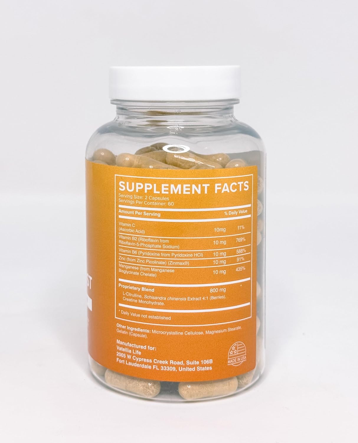 Suplemento de óxido nítrico Cápsulas de refuerzo nítrico ara