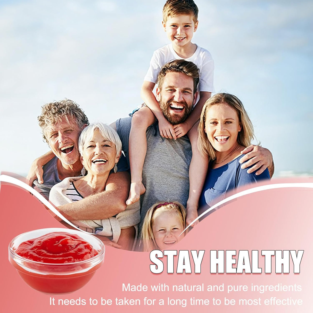 Gel de Marea con 15 Ingredientes, 15oz, con Ashwagandha y Vitaminas