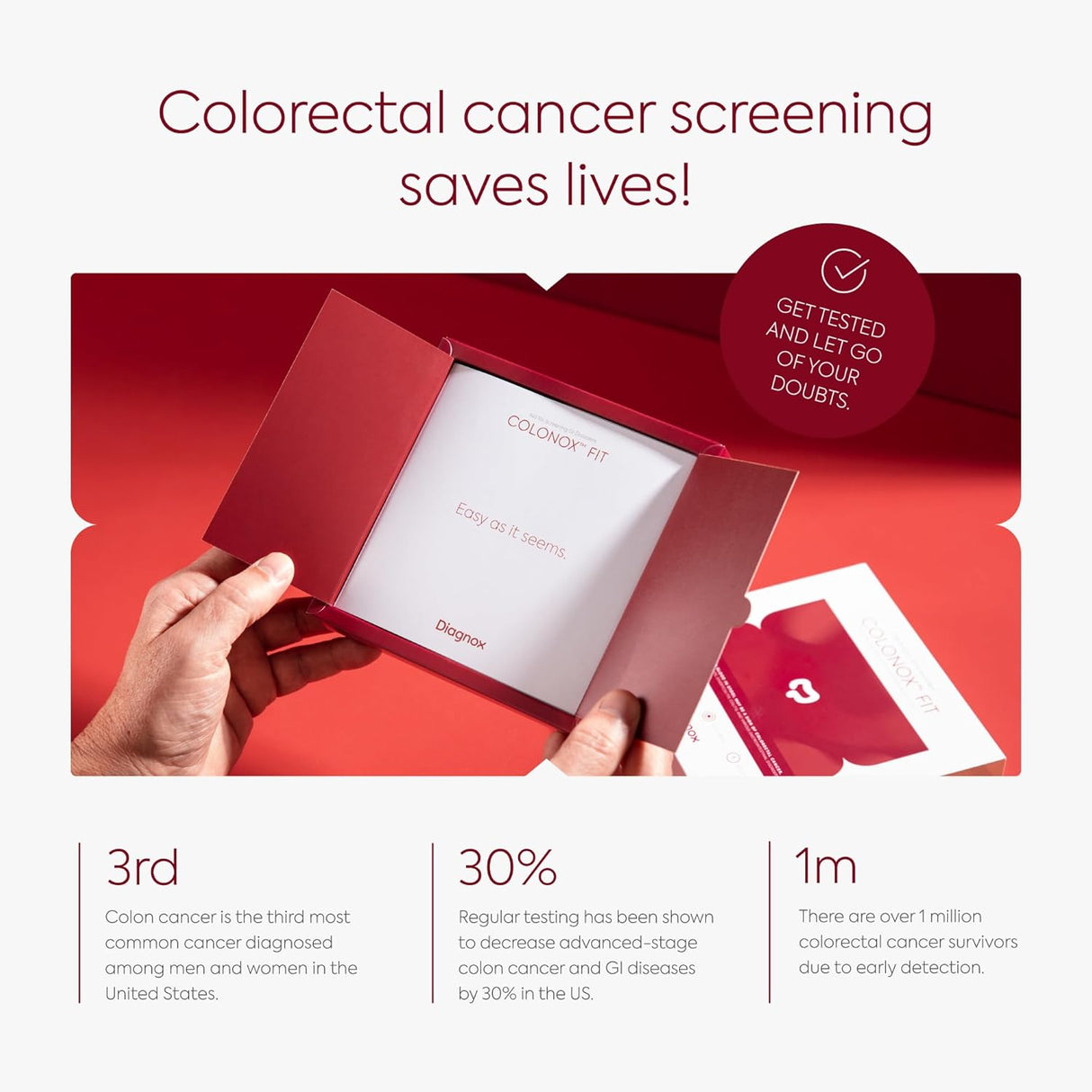 Prueba de Colon COLONOX - Test de Sangre Oculta en Heces